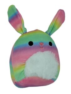 Squishmallows Official Kellytoy Plush Squishy Soft 5″ Easter Squad – Danya The Rainbow Bunny