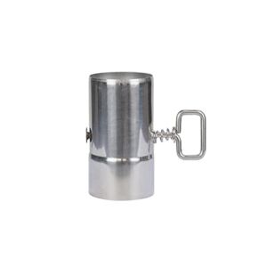 FIREHIKING Stove Pipe with Damper 2.36 inch Control Stainless Steel Chimney Pipe for Vent Smoke & Exhaust