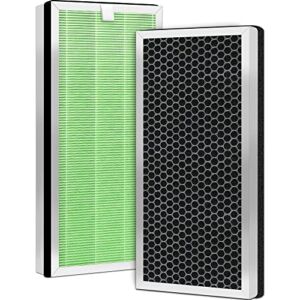 [Moist Ver.] M-A40 Replacement Filter H13 True HEPA Compatible with Air MA#40 Purifier | Especially for Improving Moist Conditions | 3-in-1 with Per-filter, H13 True HEPA and Activated Carbon, 2-Pack