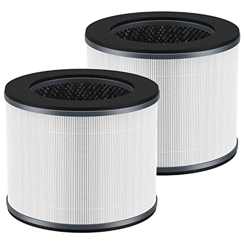AP-T10FL air purifier filte replacement for Homedics Compatible with HoMedics TotalClean AP-T10-BK and AP-T10-WT, 360 Degree H13 True HEPA with Activat Carbn, 2 Pack | The Storepaperoomates Retail Market - Fast Affordable Shopping