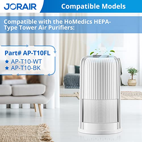 AP-T10FL air purifier filte replacement for Homedics Compatible with HoMedics TotalClean AP-T10-BK and AP-T10-WT, 360 Degree H13 True HEPA with Activat Carbn, 2 Pack | The Storepaperoomates Retail Market - Fast Affordable Shopping