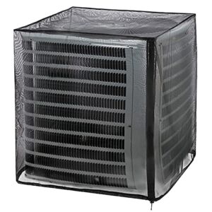TUPYYDS- All Season AC Unit mesh Cover 36″*36″*40″ AC Cover for Outside Central Unit – Outdoor ac Protection from Leaves Weeds and Debris
