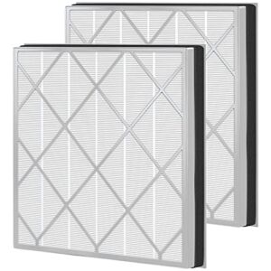 HE400 Hepa Filter Replacement Compatible with Shark HE400 HE401 HE402 & HE405 Air Purifier 4, 3-Stage Filtration, 2 Pack