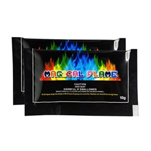 MORECON Colorful Flame Color Changing Powder Flame Stain for Party and Festival 2022 (A, One Size)