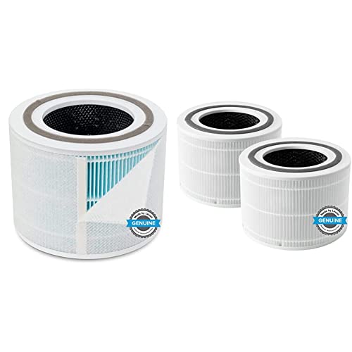 LEVOIT Air Purifier Smoke Remover Replacement Filter, 4-in-1 True HEPA, 1 Pack, Blue & Air Purifier Replacement Filter, 3-in-1 True HEPA, 2 Pack, White | The Storepaperoomates Retail Market - Fast Affordable Shopping