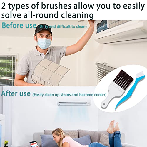 5 Pcs Air Conditioner Fin Cleaner Set 3 Different Ac Fin Comb Condenser Fin Straightener,2 Different Brush Condenser Ac Coil Cleaner Air Refrigerator Fin Cleaner Evaporator Radiator Repair Clean Tool | The Storepaperoomates Retail Market - Fast Affordable Shopping