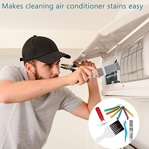 5 Pcs Air Conditioner Fin Cleaner Set 3 Different Ac Fin Comb Condenser Fin Straightener,2 Different Brush Condenser Ac Coil Cleaner Air Refrigerator Fin Cleaner Evaporator Radiator Repair Clean Tool | The Storepaperoomates Retail Market - Fast Affordable Shopping