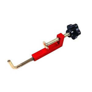 1/2Pcs Universal Fence Clamps Aluminium Alloy Clamp G Clip MultiFunctional Woodworking Fixing Tools (1pc Red)