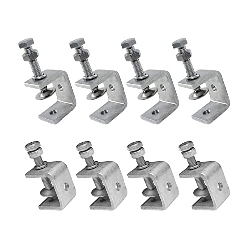 8 Pack Tiger Clamp Heavy Duty C-Clamp with Adjustable Wide Jaw Openings 304 Stainless Steel C Clamp G-Clamp for Woodworking Mount Welding Building Household Desktop | The Storepaperoomates Retail Market - Fast Affordable Shopping