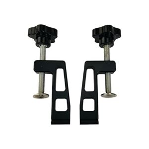 AYKONG 2PCS/Set 45/75MM Type Height Miter Track T-Track Backing Special Fixing Clip Fixture G Clamp for Workbench DIY Accessories Jig Accessories