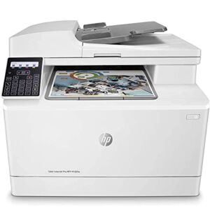 HP Laserjet Pro MFP M183FW All-in-One Wireless Color Laser Printer, Print&Copy&Scan&Fax, 16ppm, 600×600 dpi, Mobile Printing, 2-line Display, 35-Page ADF, Lanbertent Printer Cable