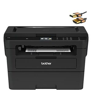 Brother HL-L23 9X Series Compact Wireless Monochrome Laser All-in-One Printer – Print Scan Copy – Auto Duplex Printing – Mobile Printing – 2.7″ Color LCD – Up to 36 Pages/Min + HDMI Cable