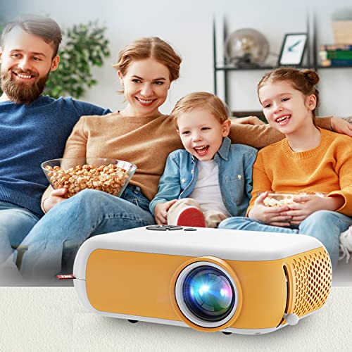 Huntooler Mini Projector, WiFi 1080P Supported Portable Projector – Movie Projector for Home Theater, Use Compatible with HDMI, USB, Laptop, iOS, and Android Phone. | The Storepaperoomates Retail Market - Fast Affordable Shopping