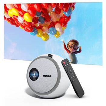NexiGo Mini Portable Projector, for Cartoon, Kids Gift, 80 ANSI Lumen, Movie Projector, Native 720P Compatible with Full HD 1080P, up to 4K, HDMI, USB Interfaces (Pearl) | The Storepaperoomates Retail Market - Fast Affordable Shopping