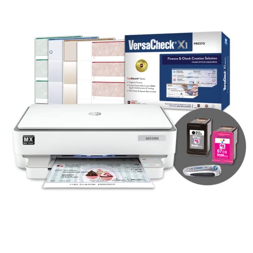 VersaCheck HP Envy 6055 MXE All-in-One MICR Check Printer Presto Software Bundle, White | The Storepaperoomates Retail Market - Fast Affordable Shopping