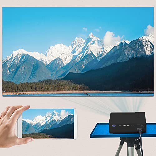 Portable Home 1080p Projector,HD 5G WiFi Wireless Mobile Phone Same Screen Projector Led Micro Projector | The Storepaperoomates Retail Market - Fast Affordable Shopping