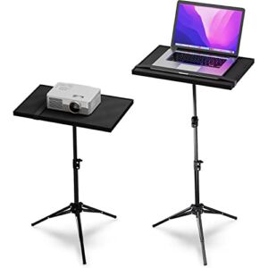 Top Perch Projector Stand, Laptop Tripod Stand for Home & Office | Portable Projector Stand with 3 Adjustable Heights of 18.5, 29.5, 42.5 inches | Mini Projector, Laptop Stand for Desk Holds 6.5 lbs