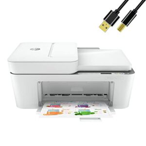 H-P DeskJet 4155eSeries All-in-One Wireless Color Printer, Copier, Scanner, and a Bools USB Printer Cable