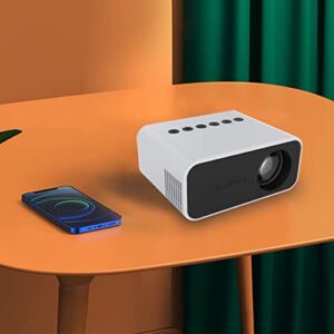 Aopirta HD Projector 24 ANSI, Home Video Projector Compatible with USB| AV| Micro SD| Audio Interface| USB Flash Drive| iOS & Android Smartphone