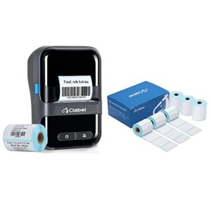 Portable Label Maker with 40 * 30mm Thermal Shipping Label Printer (1.57″x1.18″)