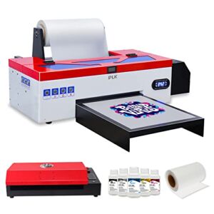 DTF L1800 Transfer Printer with Roll Feeder, Direct to Film Print Preheating A3 DTF Printer for DIY Print T-Shirts, Hoodie, Fabrics (A3 DTF Printer + Oven)