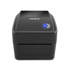 Ambir Thermal Label Printer LP400-AD – USB – Thermal Shipping Label Printer, 4×6 Label Printer, Compatible with Shopify, Ebay, UPS, USPS, FedEx, Amazon & Etsy, Supports Multiple Systems