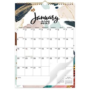 2023 Wall Calendar – 18 Months Calendar from Jan. 2023 – Jun. 2024, 12″ x 17″, Twin-Wire Binding, Daily Blocks with Julian Dates, Perfect for Organizing at Home, School & Office