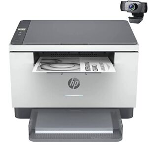HP Laserjet MFP M234dwe All-in-One Wireless Monochrome Laser Printer, Gray – Print Scan Copy – 1.3″ LCD, 30 ppm, 600 x 600 dpi, 8.5″ x 14″, Auto Duplex Printing, Cbmou External Webcam