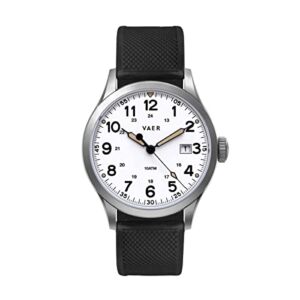Vaer S3 Calendar Field Watch – 36mm White