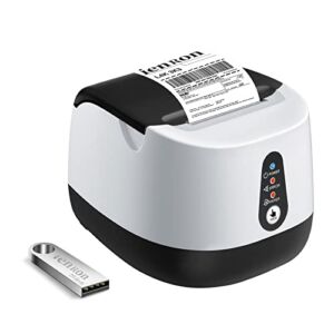 Thermal Receipt Printer, 58mm Max-Width POS Printer with High-Speed Printing and Advanced Thermal Technology, Support ESC/POS Window Linux Operating System Printing