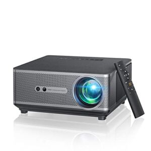 YABER ACE K1 Projector 650 ANSI Ultra Bright, Home Theater Movie Projector with WiFi 6 and Bluetooth, Native 1080P& 4K Supported &Auto Screen&Full-Sealed Engine, Wireless Casting/HDMI/USB/TV Stick/PPT