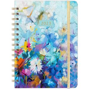 2023 Planner – Planner 2023, 2023 Planner Weekly and Monthly with Tabs, January 2023 – December 2023, 6.3’’ × 8.4’’, Inner Pocket, Hardcover, Elastic Closure, Perfect Daily Organizer