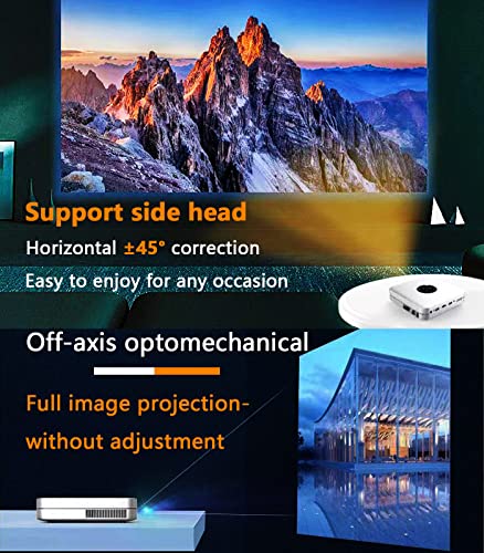 Portable Projector 3D Blu-ray/4K Super Color, 600ANSI(9500LM) Projector Cinema-Grade True 3D-300-inch Super-Color Blu-ray Experience, Support Side Projection/Wireless Same Screen HiFi Speaker | The Storepaperoomates Retail Market - Fast Affordable Shopping