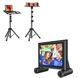 Amada Projector Tripod Stand & Outdoor Inflatable Projector Screen