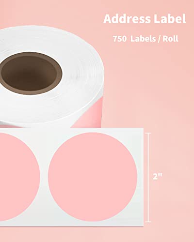 Phomemo Label Printer & 2” Pink Direct Thermal Labels | The Storepaperoomates Retail Market - Fast Affordable Shopping