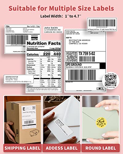 Phomemo Label Printer & 2” Pink Direct Thermal Labels | The Storepaperoomates Retail Market - Fast Affordable Shopping