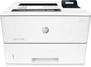 HP Laserjet Pro M501dn Monochrome Wired Laser Printer, Print Only, 4800x600dpi, 45ppm, Duplex Printing, 650-sheet Tray, 2-line LCD, Auto-On/Off Technology, Ethernet, No WiFi, Lanbertent Printer Cable