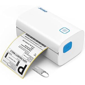 Jiose Thermal Label Printer – Desktop Shipping Label Printer – for Shipping Packages Compatible with USPS/UPS/FedEx/Amazon/Shopify