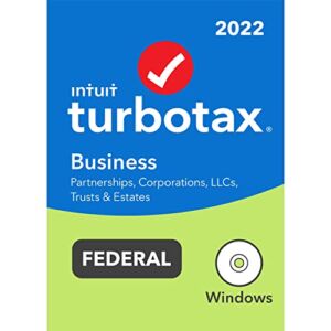 TurboTax Business 2022 Tax Software, Federal Only Tax Return, [Amazon Exclusive] [PC Disc]
