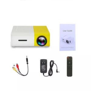 YG-300 LCD Portable LED Projector, 1080P Home Mini Movie Video Projector for Mobile Phone
