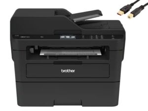 Brother MFC-L27 50DW All-in-One Wireless Monochrome Laser Printer, 2.7” Color Touch, 36ppm, Automatic Duplex (2-Sided), Durlyfish