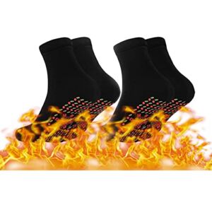 Winter Warm Self-Heating Socks Comfortable Stretch Durable Massage Warm & Cold-Resistant Cotton Socks Men Women 2Pcs