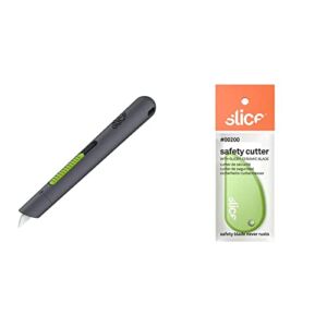 Slice 10512 Pen Cutter,Auto-Retractable Ceramic Blade,Steel Blades & Micro Ceramic Blade,Safety Cutter
