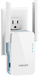 All-New2023 WiFi Extender 1.2Gb/s Signal Booster – Dual Band ( 5GHz / 2.4GHz ) Newest Generation up to 4X Faster, Longest Range Than Ever with Super Antennas, Signal Amplifier with Ethernet Port