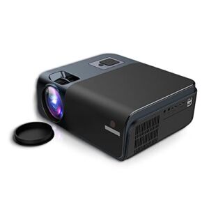 Zoom & SLE OreANSI Outdoor Mini Movie Projector withCompatible w/ TV Stick, PC,DVD, Laptop/Extra Bag Included