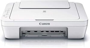 Canon Pixma MG2522 Wired All-in-One Inkjet Printer, Scanner & Copier w Printer USB Cable – White