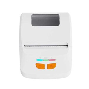 n/a 58mm Mini Wireless POS Receipt Printer Bluetooth Printer 2″ Mobile Thermal Printer Small Business Restaurant Portable to Android (Color : White, Size : 11 * 8.2cm)
