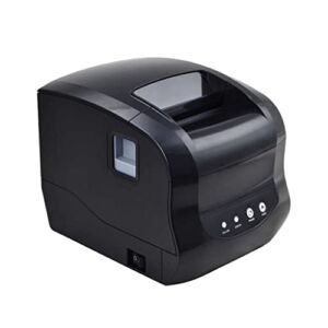 n/a Thermal Receipt Label Printer for Supermarket Barcode (Color : Black, Size : 21.2 * 14cm)