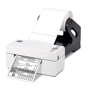 Professional Label Printer with a Label Tray – 4×6 Shipping Label Printer at 150mm/s, Thermal Label Printer for Windows & Mac, Compatible with UPS, USPS, Etsy, Shopify, Amazon, FedEx, etc
