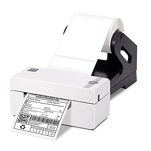 Professional Label Printer with a Label Tray – 4×6 Shipping Label Printer at 150mm/s, Thermal Label Printer for Windows & Mac, Compatible with UPS, USPS, Etsy, Shopify, Amazon, FedEx, etc | The Storepaperoomates Retail Market - Fast Affordable Shopping